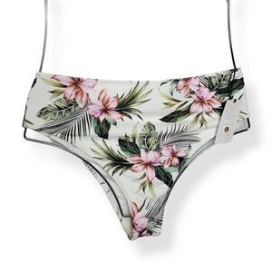 Shade & Shore White Floral Extra Cheeky Small (4-6)